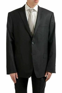 Versace Collection Men's 100% Wool Two Button Blazer Sport Coat US 46 IT 56 - Picture 1 of 6
