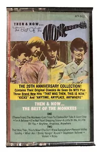 Then & Now The Best Of The Monkees (The 20th Aniversary Collection) Cassette - Picture 1 of 7