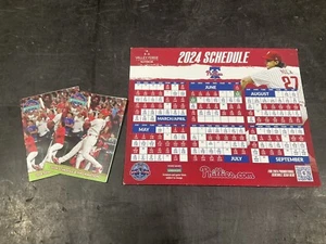PHILLIES 2024 MAGNET SCHEDULE 20TH Anniversary & 2 POCKETS (Bryson Stott) SGA - Picture 1 of 2