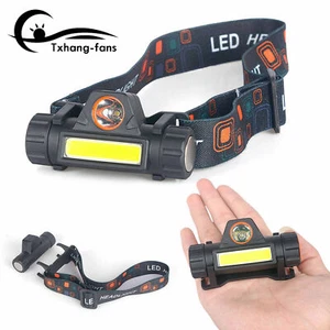 USB Rechargeable LED Headlamp Headlight Head Lamp Torch Flashlight Waterproof - Picture 1 of 11