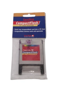 Sandisk SDCF-05 PC Card Adapter For Compact Flash Memory Cards - Picture 1 of 5