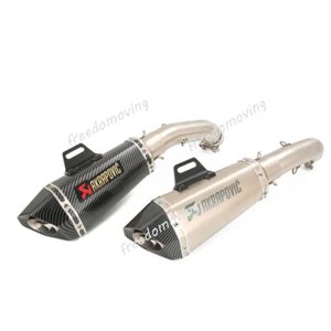 Exhaust Muffler Slip On Mid Pipe Modified For Duke 125 250 390 RC390 2021-2023 - Picture 1 of 11