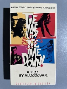 Tie Me Up Tie Me Down, 1990 Movie VHS, Pedro Almodovar, TESTED, Works - Picture 1 of 24