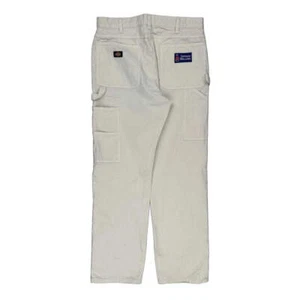 Pantalón Carpintero Sherwin Williams Dickies - 34W 32L Algodón Blanco - Imagen 1 de 10