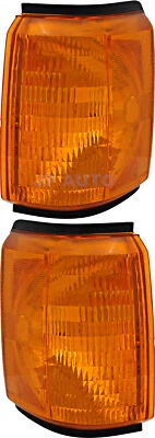 For 1987-1991 Ford F150 F250 F350 Bronco Corner Light Set Pair - Image 1 of 4