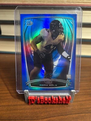 2014 Bowman Blue Carolina Panthers Football Card #R36 Kony Ealy/499 - Image 1 of 2