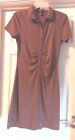 Excellent Condition New Look 915 Girls Brown T Shirt Dress Age 12-13 Yrs