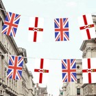 NI Northern Ireland & Union Jack Fabric Flags & Bunting Speedy Delivery