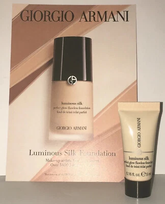 ARMANI - Luminous Silk Foundation Shade 3.5 - 5ml Tube - Authentic