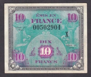 [AU] Replacement 1944 France AMC 10 Francs P-116a* 00502904 [013-2] - Picture 1 of 2