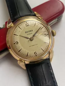 RELOJ DE COLECCIÓN RARO PARA HOMBRE SUIZEX ETANCHE Parrenino VENTA RRR VENTA ENCHAPADO EN ORO FRANCÉS AU G - Imagen 1 de 14