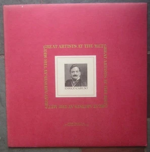 Vintage Enrico Caruso "Great Artists At The Met" 33 1/3 Record Album - Picture 1 of 5