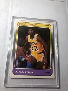 1988-89 Fleer Set Break # 67 Magic Johnson casi nuevo-nuevo como nuevo - Imagen 1 de 3