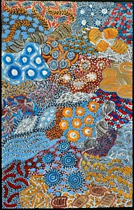 Karen Bird Ngale. Highly collectable Aboriginal art. Inc,COA and Photo's - Picture 1 of 7