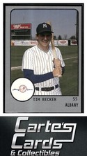 Tim Becker 1988 ProCards #1341  Albany-Colonie Yankees
