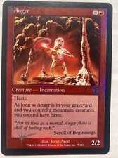 FOIL Anger MTG Judgment Magic NM English