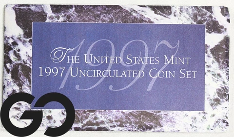 1997 United States Mint Set, P/D Mints ** Government Envelope + OGP Cover
