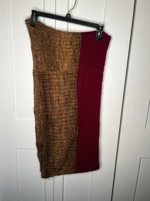 Free People Tan and Pink Knit Infinity Scarf   Women's OS - Image 1 of 2