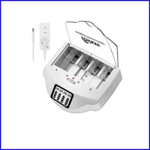 Universal Smart Battery Charger with LED Display for AA, AAA, C, D, 9V Batteries - Picture 1 of 9