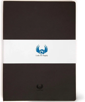 Large 160-Page Sketchbook - Softbound Leather Art Journal 7x10 - Image 1 of 4