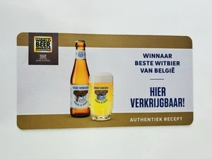 Blanche De Bruges Belgian Beer Bar Runner Rubber Backed 41cm x 22cm Brand New - Picture 1 of 1