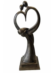 Touch Of Class Everlasting Love 20" hohe Skulptur Bronze-Finish über Harz - Bild 1 von 15