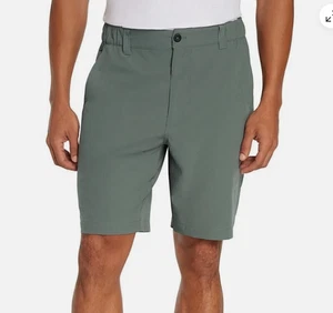 Pantaloncini tecnici Eddie Bauer traspiranti UPF30 verdi da uomo taglia XXL NUOVI CON ETICHETTE - Foto 1 di 5