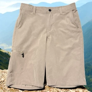 Magellan Shorts Boys Sz 14 Outdoors Brown Water Repellent Fish Gear - Picture 1 of 3