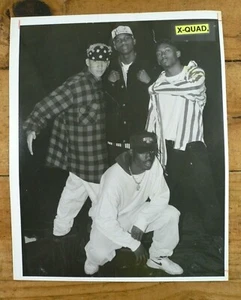 X-Quad - Vintage Band Press Photo Glossy B&W 8x10 - Picture 1 of 2