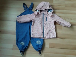 TCM Tchibo Regenanzug Gr.86/92 Matschanzug Regenhose Regenjacke Blau Beige TOP - Bild 1 von 10