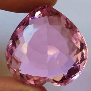 AAA+ 115.00 Ct. Large Pink Kunzite Heart Cut Loose Gemstone Gift for Women/Her - Picture 1 of 7