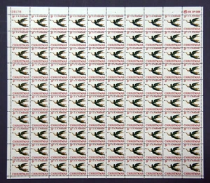 US Stamps 1965 Mint Sheet 5 cent "Xmas, Angel with Trumpet" Nov 01st,MNH SC#1276 - Picture 1 of 7