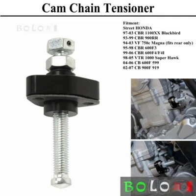 Tensor de cadena de leva de aluminio para Honda 97-03 CBR 1100XX Blackbird VF 750c Magna Foto 1 de 4