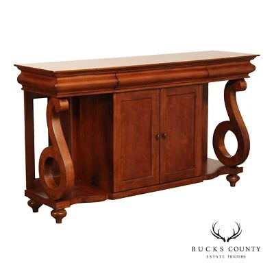 Empire Style Cherry Sideboard Cabinet - Image 1 of 4