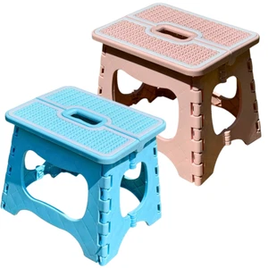 Large Multi-Purpose Fold Step Stool Plastic Home Kitchen Foldable Easy Storage - Picture 1 of 42