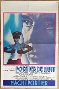 Il portiere di notte ORIGINAL Belgian '74 POSTER Nazi Exploitation Night Porter - Bild 1 von 3