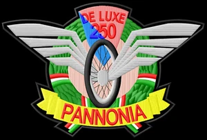 Pannonia de Luxe 250 XL TLT TLB TLF.F brodé patche Thermocollant patch - Picture 1 of 1