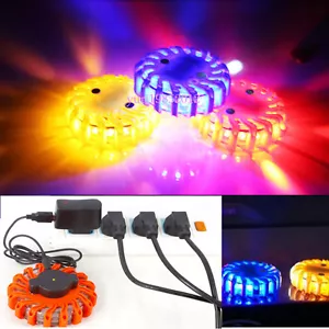 New 5 Colors Rechargeable Car Rescue Emergency Vehicle Haze LED Warning Lights - Picture 1 of 14
