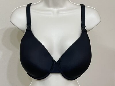 Sujetador de enfermería de maternidad con clip negro para mujer Motherhood Intimates 40D Foto 1 de 4