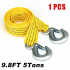 5Tons Tow Strap with 2 Hooks Vehicle Heavy Duty Recovery Rope For Emergency Car