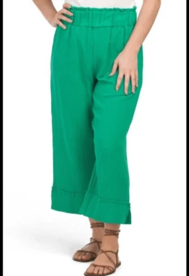 KAKTUS ROYAL BLUE GAUZE PANTS SZ.M NWT RUNS SMALL. - Image 1 of 4