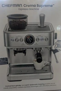 Chefman RJ54-G-SS Crema Supreme Espresso Machine (CLN070703) - Picture 1 of 5