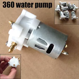 DIY Micro 360 Water Pump Plastic Gear Mini Oil Pump for RC Boat Hydraulic Models - Picture 1 of 11