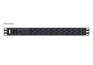 ATEN Basique Pdu PE0118SG - Stromverteilungseinheit (Rack - Montable) - Photo 1/3