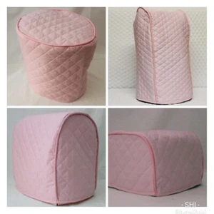 Pink Quilted Double Faced Cotton Appliance Cover - Picture 1 of 16