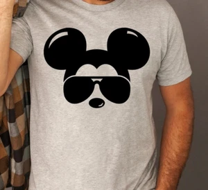 Camisa Mickey, Camisa Disney, Camisa Mickey con Gafas de Sol, Camisa Disneyland, Disn - Imagen 1 de 1