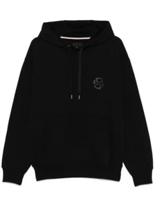 Hugo Boss Men's Sullivan 23 Hooded Pullover Sweatshirt, Black - Picture 1 of 1