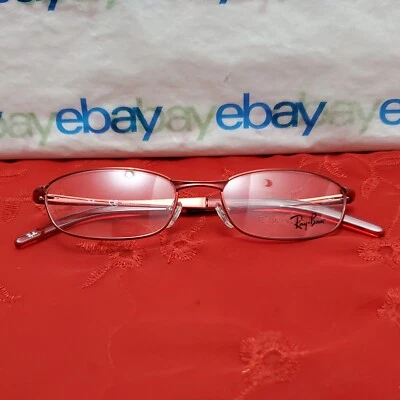 ✅️⭐️ Ray-Ban RB6109 2539 Crystal/Red 51□17 140 Unisex Full Rim Eyeglasses Frames - Image 1 of 4