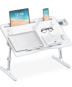 Breakfast in Bed Lap Desk for Laptop Portable Bed Table Desk Laptop Desk - Picture 1 of 6