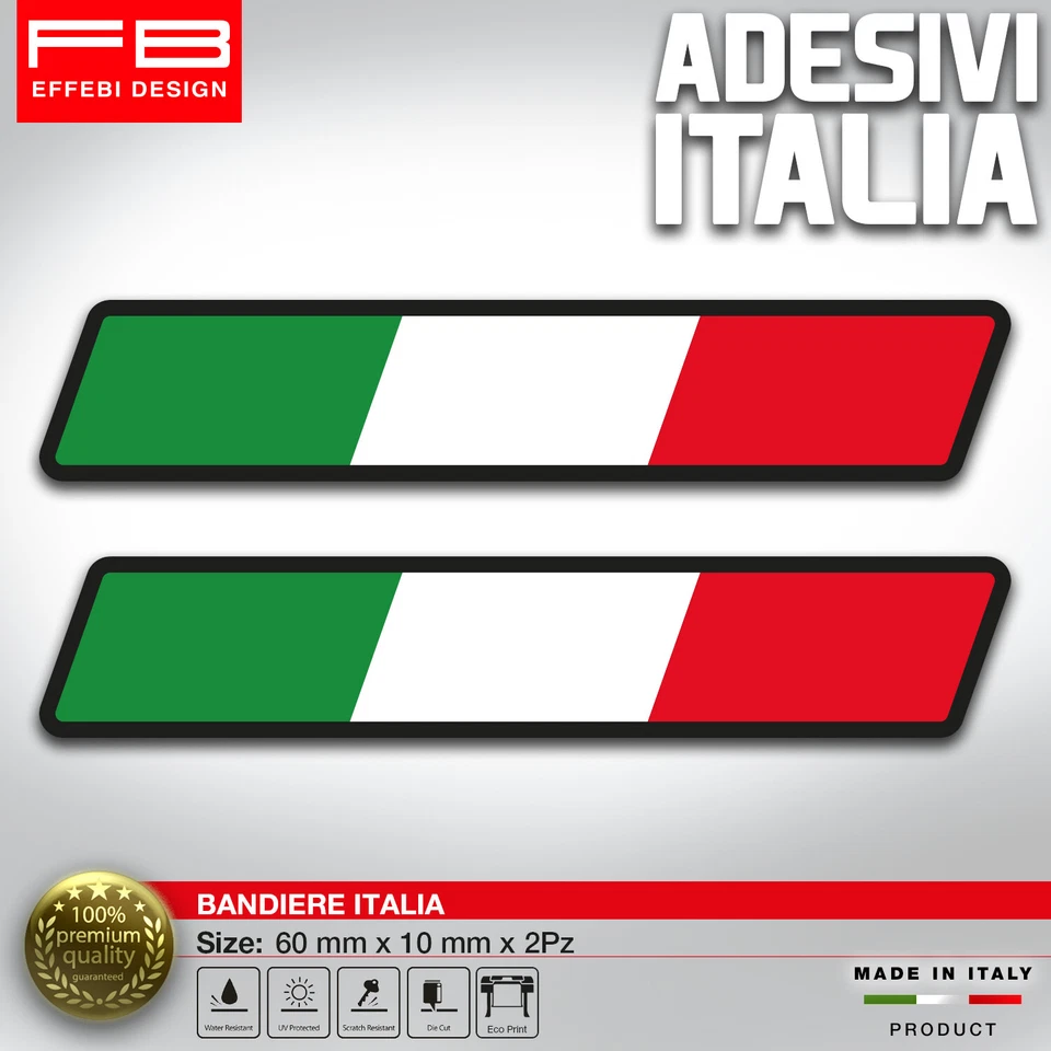 Adesivi Stickers ITALY ITALIA FLAG BANDIERA AUTO MOTO TOP QUALITY SUPER PROMO !!